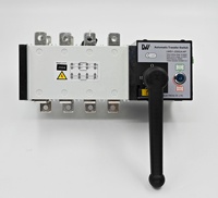 ATS Marque propre et prix d'usine Contrôleur de puissance double alimentation Commutateur de transfert automatique pour générateur LWS1-100GA/4P 100A 250A 630A