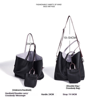Sac fourre-tout en cuir de vachette véritable, double face, grande capacité, luxe haut de gamme, sac à bandoulière pour femme, étiquette privée personnalisée