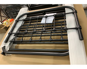 Модная металлическая кровать, мебель из кованого железа, металлическая кровать, дизайн для отеля, спальни, квартиры, лофт - Product Image 5