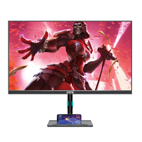 Moniteur d'ordinateur PC 27 pouces, moniteur 4K, écran Retina, moniteur de jeu, moniteur LCD plat, Freesync G-Sync avec support réglable en hauteur
