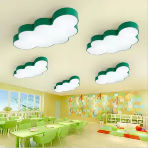 클래식 트렌드 독특한 귀여운 홈 호텔 보육 학교 도서관 소년 소녀 구름 모양 천장 샹들리에 조명