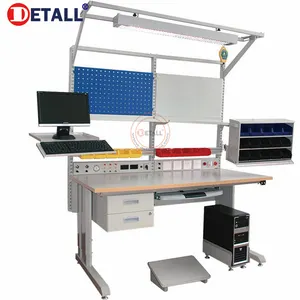 esd test electrical adjustable work table multi function esd workbenches work table for repairing