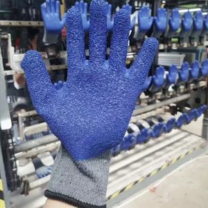Guantes de Trabajo de Seguridad de Látex Recubiertos de Algodón de Alta Calidad para Hombre, Guantes de Protección Laboral para la Construcción - Product Image 3