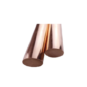 Barre ronde en laiton, tige en alliage de cuivre pour l'usinage CNC, la plomberie, la quincaillerie, la fabrication industrielle électrique - Product Image 1