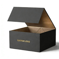 Boîte cadeau magnétique pliable de luxe sur mesure, emballage en carton rigide de qualité supérieure pour chaussures, bijoux et cadeaux de luxe