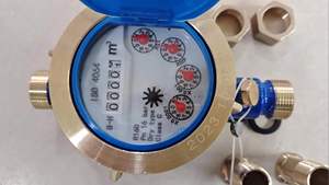 マルチジェット乾式IP68 ISO4064認証OEM 1/2真鍮製カップリング水道メーター DN15-DN50接続 - Product Image 2