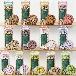 Golosinas para Perros Liofilizadas de Alta Calidad Personalizables con Pollo, Manzana, Yogur y Hierba para Gatos, Snacks Naturales para Gatos, Nutricionales y Privados - Product Image 1