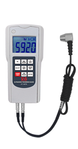 Jauge d'épaisseur ultrasonique AT-140T6 avec une résolution de 0,001 pouce pour la mesure de l'épaisseur et de la corrosion des pièces usinées - Product Image 3