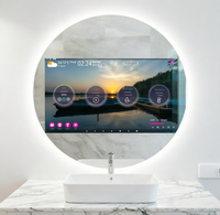 Espejo Decorativo Inteligente para TV con Embalaje Estándar de Exportación, Vidrio Dieléctrico de Doble Vía, Espejo de TV de Alta Definición para Interiores Modernos