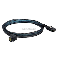 Câble Mini SAS HD SFF-8643 SFF-8087, conducteur en cuivre pur, feuille de nylon, transmission de données haute vitesse pour contrôleur RAID HBA