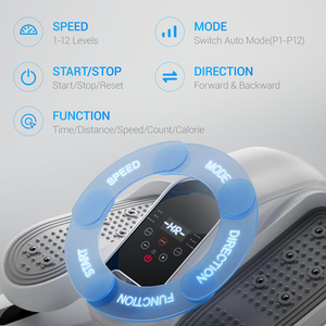 Dễ dàng mang theo máy điện hình elip nhỏ cầm tay dưới bàn xe đạp vật liệu ABS Thiết bị tập thể dục trong nhà - Product Image 2