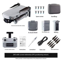 Nouveau drone Ruichang F5SPRO HD 4K pour photographie aérienne, pliable, en ABS, moule privé, 249g, GPS, retour en un clic, autonomie de 40 minutes