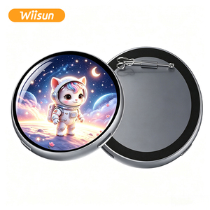 ป้ายชื่ออัจฉริยะ BJ-3 E-badge หน้าจอสี 1.85 นิ้ว, ป้ายดิจิตอลอิเล็กทรอนิกส์ รองรับการแสดงผล GIF และรูปภาพแบบกำหนดเอง รับผลิตตามสั่ง (OEM) ขายส่ง - Product Image 1