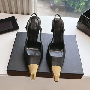 Zapatos de Lujo de Moda para Mujer, Calzado Femenino de Diseñador al por Mayor, Última Tendencia de Verano, Sandalias de Tacón Alto con Hebilla para Mujer - Product Image 1