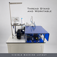 Machine à coudre industrielle TS-850, équipement automatique pour la pose de patte de manche de chemise, pour usine de confection TOPSEW