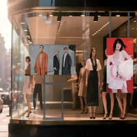 Écran LCD de vitrine simple face 43'' 3000 nits haute luminosité pour affichage publicitaire – Installation murale/sur pied/suspendue