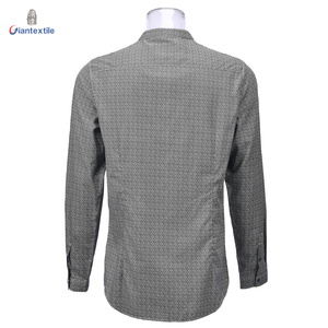 <span class=keywords><strong>Camisa</strong></span> de Hombre con Estampado Comercial <span class=keywords><strong>Mao</strong></span> <span class=keywords><strong>Cuello</strong></span> <span class=keywords><strong>Camisa</strong></span> de <span class=keywords><strong>Manga</strong></span> <span class=keywords><strong>Larga</strong></span> de Algodón Estampado Geométrico - Product Image 2