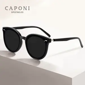 CAPONI 2020 नई फैशन बच्चों रंगों धूप का चश्मा कस्टम लोगो बच्चों के लिए लड़कों लड़कियों धूप के चश्मे दौर Polarized UV400