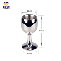 Mini verre à vin en acier inoxydable pour Moutai, 10 ml, 12 ml