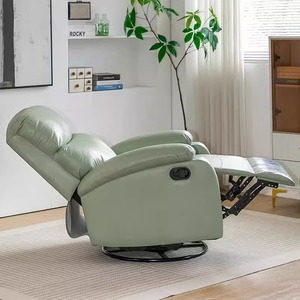 <span class=keywords><strong>Fauteuil</strong></span> inclinable manuel en cuir PU, style capsule spatiale, pour massage, <span class=keywords><strong>fauteuil</strong></span> paresseux pivotant et à bascule pour salon et chambre à coucher - Product Image 3