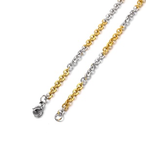 Chaînes en acier inoxydable en gros pour la fabrication de bijoux, chaînes en or 18 carats pour hommes - Product Image 3