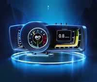 A600 Instrument OBD multifonction LCD AP-7, affichage tête haute, ordinateur de bord, vitesse, consommation de carburant, température de l'eau