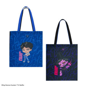 2026 K-pop Demon Hunters Chinese Cotton Top Handle Funky Newest Home Office School Business Valentine Birthday Gift <b>Shopping</b> <b>Bag</b> - Product Image 6