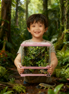 Mclanzoo 360 °   <span class=keywords><strong>Terrarium</strong></span> pour reptiles <span class=keywords><strong>nano</strong></span> avec un design d'accès facile - Product Image 1