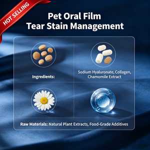 Película Oral Disoluble para Mascotas, Cuidado de las Manchas de Lágrimas, Suplemento para la Salud Ocular de Perros y Gatos - Product Image 4
