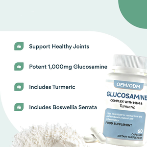 Supplément articulaire confort OEM avec <span class=keywords><strong>glucosamine</strong></span> chondroïtine MSM poudre en vrac pour adultes pas pour les femmes enceintes - Product Image 2