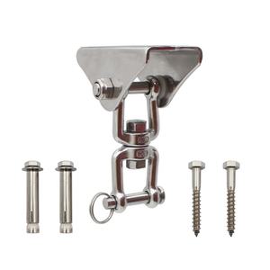 In acciaio inossidabile 360 gradi girevole mascella girevole gancio gancio appendiabiti parete parete 70x40mm amaca Yoga Boxing Hardware - Product Image 1