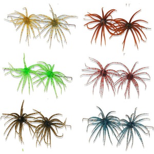 Esche artificiali in TPE da 40mm, 70mm, 90mm, 110mm a forma di riccio di <span class=keywords><strong>mare</strong></span>, morbide, <span class=keywords><strong>per</strong></span> spigola, luccio, persico, mandarino, tilapia, esche invernali - Product Image 5