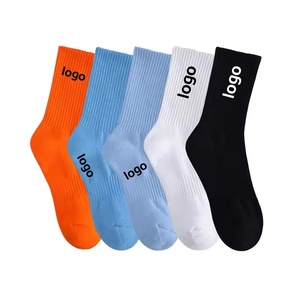 Men's Combed Cotton Sports <b>Socks</b> Cross-Border Customizable Sweat-Absorbing & Breathable for Men & Women High Quality - Product Image 1