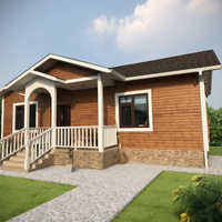 Villa moderne en bois préfabriquée verte Utilisation moderne pour magasin Maison préfabriquée en bois pour magasin fabriquée à partir de conteneurs pour hôtels