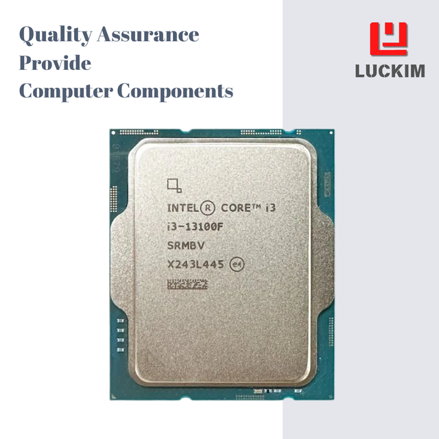 I3-13100F 4-Core 8-Thread Desktop CPU 3.4-4.5GHz 12MB Cache LGA1700 58W