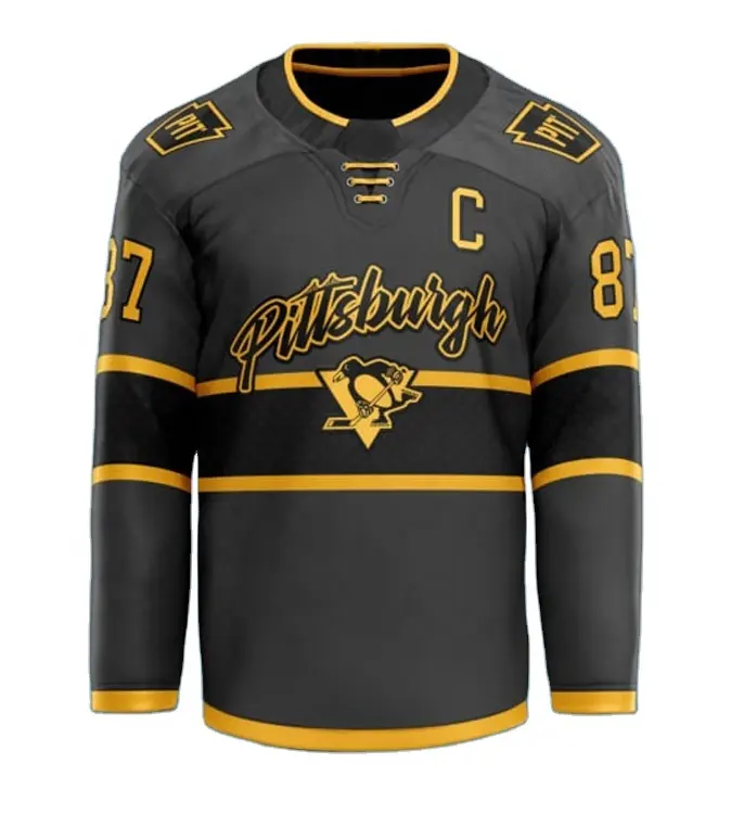 Camisas de hockey personalizadas da equipe, nova moda,