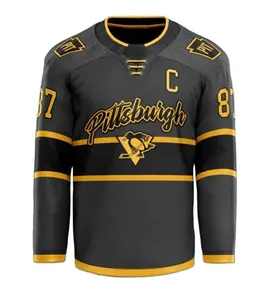 Camisas de hockey personalizadas da equipe, nova moda,