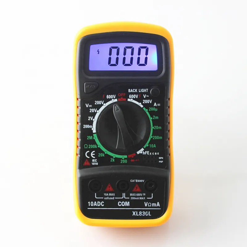 Multimeter tester Automatic Portable mini Digital Multi Tester AC / DC Voltage Resistance Measurement