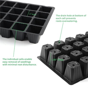 Da giardino In Plastica 24 Cellulare Traspirante Germinazione Piantina Box Starter Vivaio Piantagione di Verdure di Propagazione In Crescita Vassoio - Product Image 4