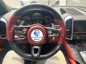 Volante de Fibra de Carbono Estilo Fábrica con Cuero Nappa de Grano Completo para <span class=keywords><strong>Porsche</strong></span> Carrera 4 GTS Coupé <span class=keywords><strong>Cabrio</strong></span> - Product Image 2