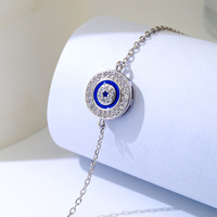 Vente en gros bracelet mode en argent massif pur accessoires pour femmes bracelets de bijouterie fine