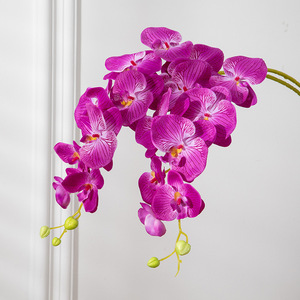 Decorazioni per Matrimoni, Orchidee Farfalla Artificiali di Alta Qualità, Fiori di Phalaenopsis in Vendita - Product Image 5