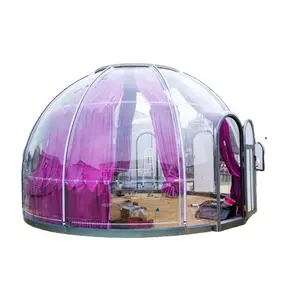 버블 하우스 PC 기숙사 별보기 하우스 포드 2-9m 크기 야외 정원 썬 룸 휴대용 포드 투명 캠핑 돔