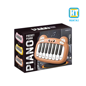 Gros dessin animé clochette électronique minuscule instrument de musique en plastique pour enfants jouet de <span class=keywords><strong>piano</strong></span> de type basse - Product Image 3