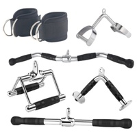 Accessoires de machine à câble en acier robuste pour la musculation commerciale : idéal pour les exercices de tirage dorsal et de rame assis