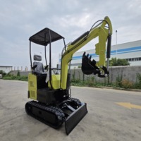Mini-excavatrice d'occasion TKMACH 1 tonne, nouvelle excavatrice sur chenilles, moteur Briggs & Stratton, moteur hydraulique Hengli, haute capacité de charge, garantie 1 an