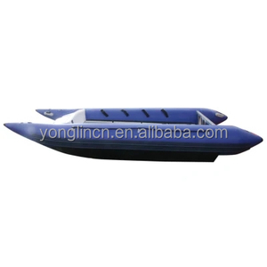 Catamarán Inflable de Alta Velocidad OEM ODM, <span class=keywords><strong>Thundercat</strong></span> de 3.8m 4.1m, Bote Deportivo de Carreras de PVC TPU en Venta - Product Image 2