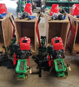 Mini tractor cultivador de cadena simple con motor diésel de 9HP y refrigeración por agua, modelo 180E, para uso agrícola y de jardín. - Product Image 4