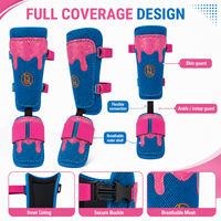 Protège-tibias et chevilles pré-courbés, légers, durables et ajustables, avec design anti-goutte pour la protection des genoux et des chevilles, pour le baseball et le softball (pour le battement)