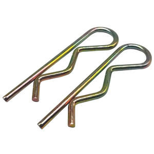 1.2-10mm acier à ressort galvanisé B Type Clip Pins Spring Locking R Goupilles fendues - Product Image 3